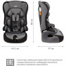 Удерживающее устройство для детей SIGER Трансформер Прайм серый, гр. I/II/III, 9-36 кг, 1-12 лет KRES0004